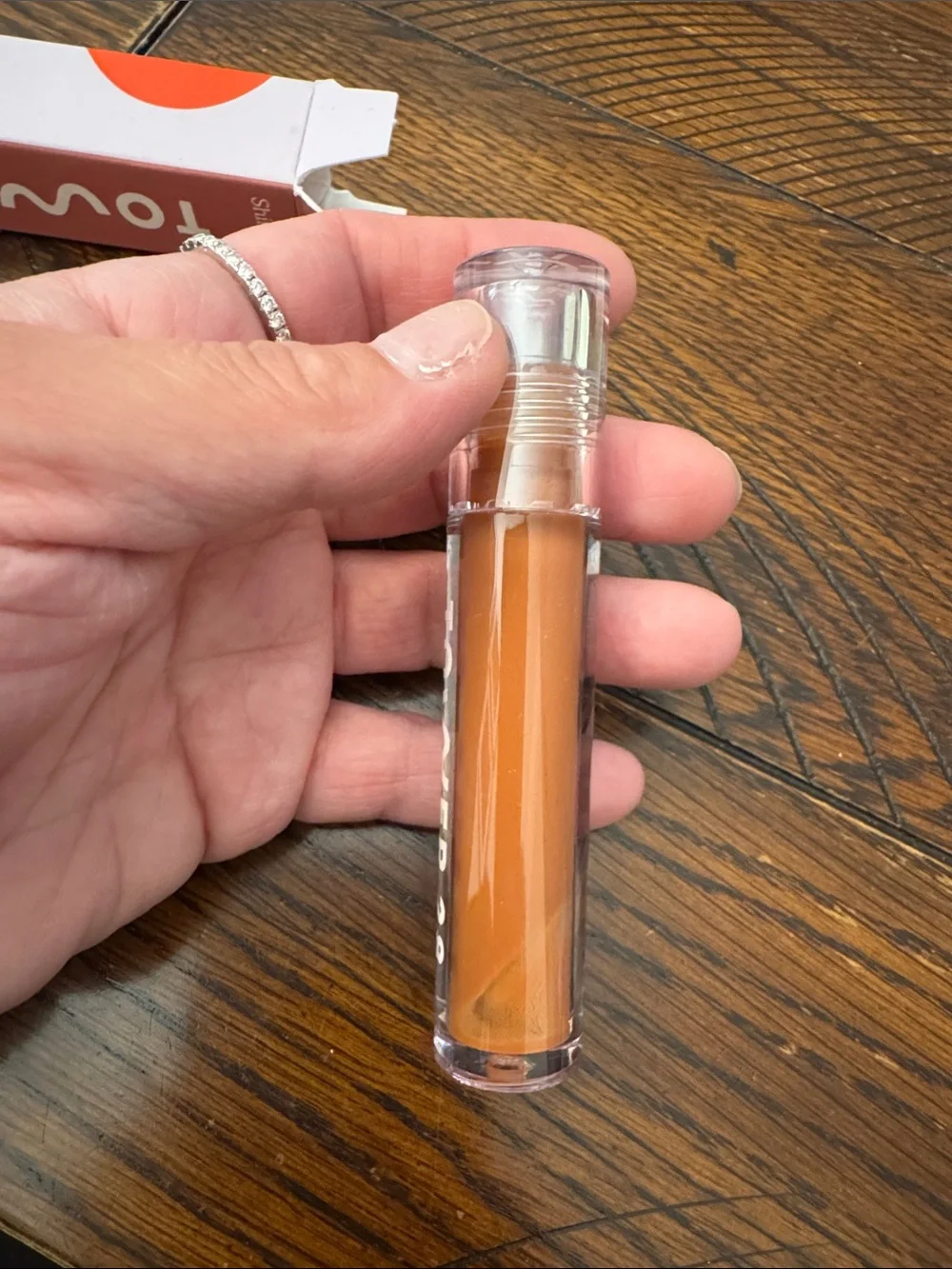 Tower 28 ShineOn Lipstick Color Cashew milky lip jelly makeup application smooth